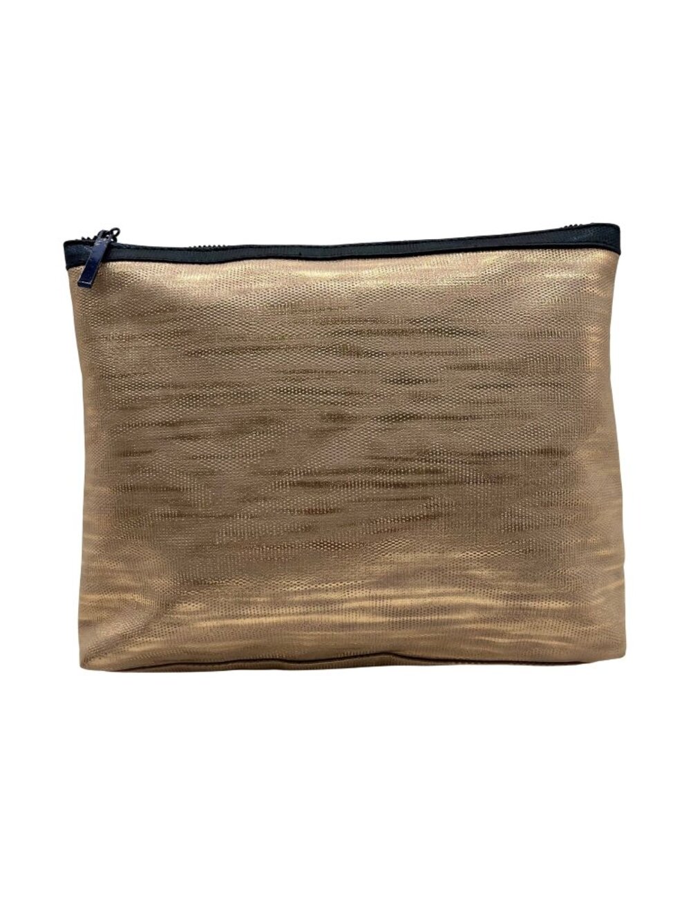 Lancome Gold Metallic Cosmetic Bag